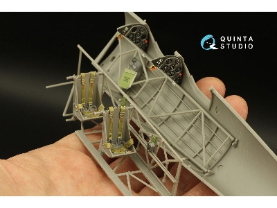 Stearman Pt-17 Kaydet - 3d-printed & Coloured Interior (For Roden Kits) - zdjęcie 1