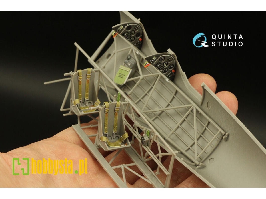 Stearman Pt-17 Kaydet - 3d-printed & Coloured Interior (For Roden Kits) - zdjęcie 1 Stearman Pt-17 Kaydet - 3d-printed & Coloured Interior (For Roden Kits) - zdjęcie 1