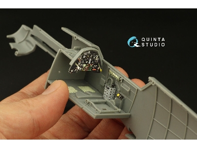 Messerschmitt Bf 109 E-3 / E-4 - 3d-printed & Coloured Interior (For Trumpeter Kits) - zdjęcie 1