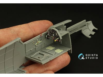 Messerschmitt Bf 109 E-3 / E-4 - 3d-printed & Coloured Interior (For Trumpeter Kits) - zdjęcie 8