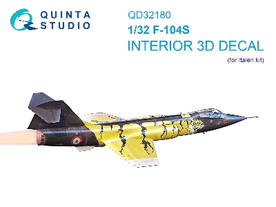 Lockheed F-104 S - 3d-printed & Coloured Interior (For Italeri Kits) - zdjęcie 2