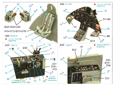 Grumman F8f-2 Bearcat - 3d-printed & Coloured Interior (For Trumpeter Kits) - zdjęcie 11