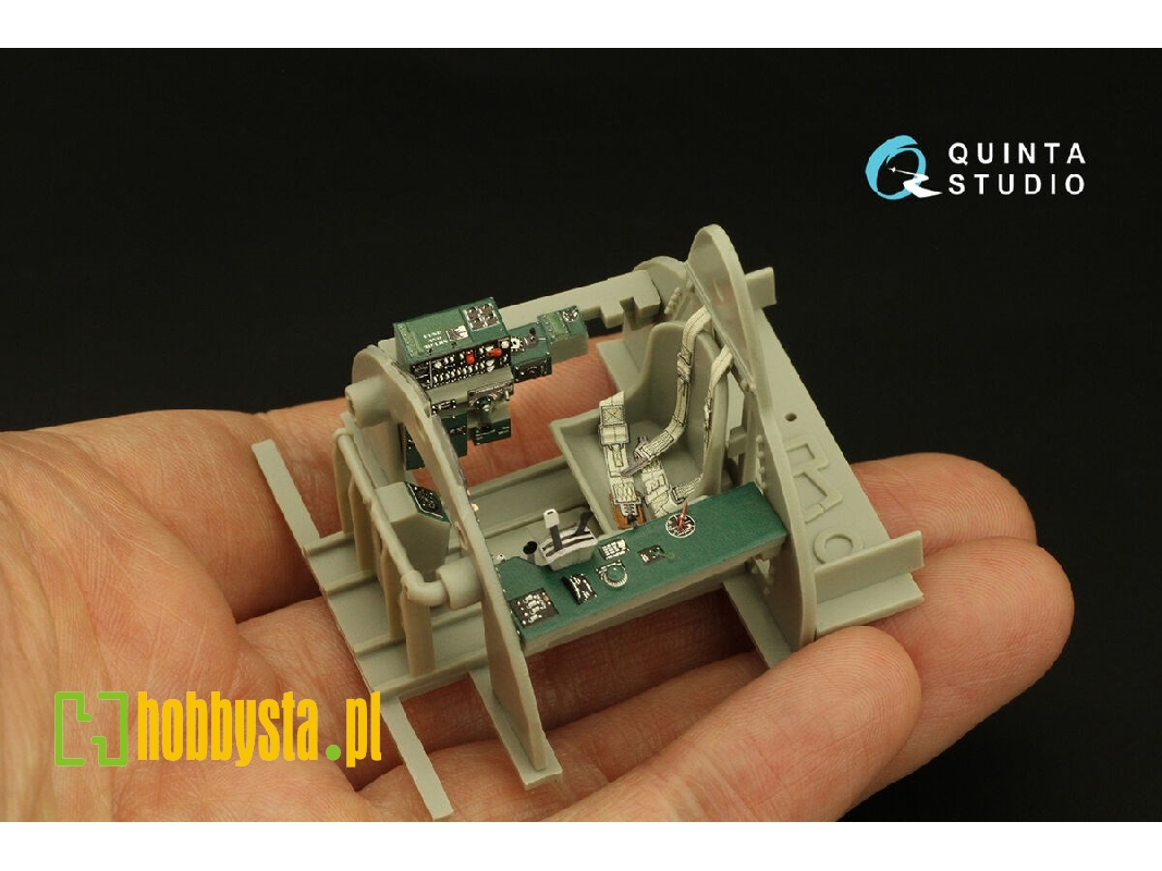 Grumman F4f-4 Wildcat - 3d-printed & Coloured Interior (For Trumpeter Kits) - zdjęcie 1 Grumman F4f-4 Wildcat - 3d-printed & Coloured Interior (For Trumpeter Kits) - zdjęcie 1