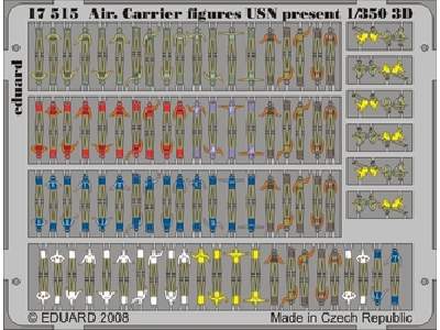  Air. Carrier figures USN present S. A.3D 1/350 - blaszki - zdjęcie 1