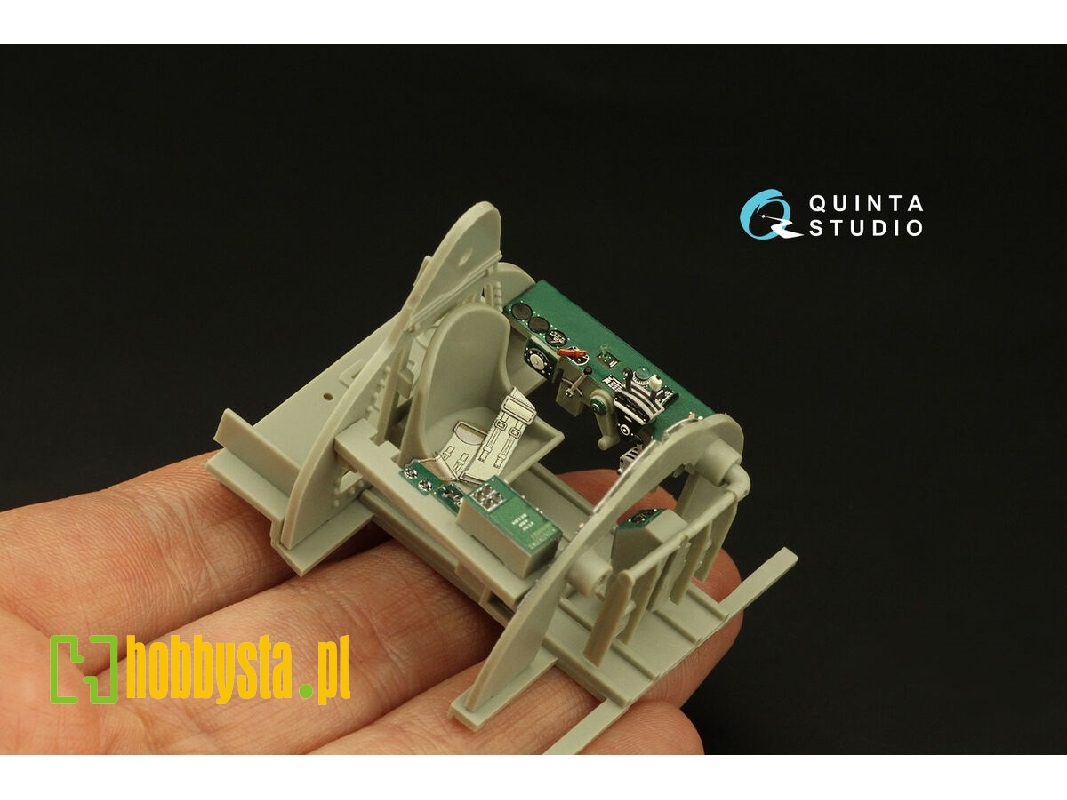 Grumman F4f-3 Wildcat - 3d-printed & Coloured Interior (For Trumpeter Kits) - zdjęcie 1 Grumman F4f-3 Wildcat - 3d-printed & Coloured Interior (For Trumpeter Kits) - zdjęcie 1