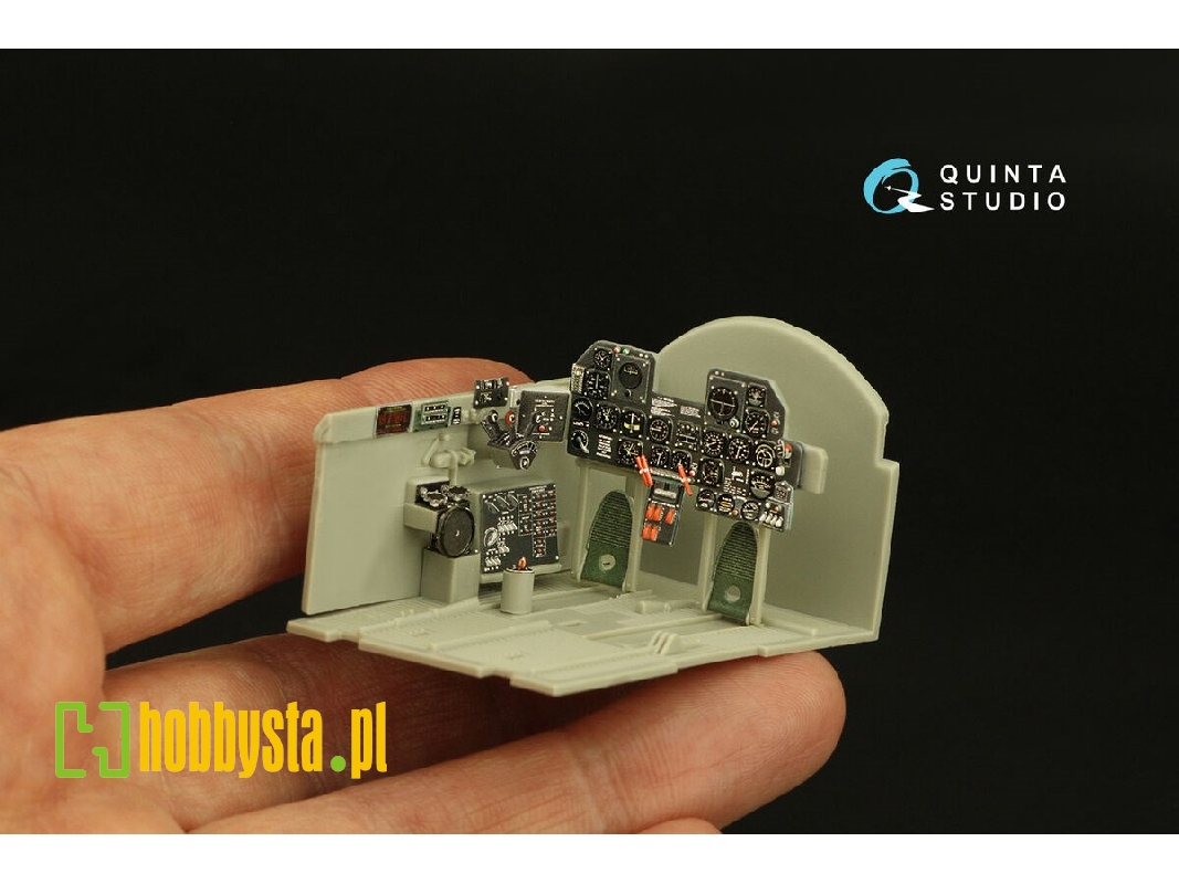 Republic P-47 D Thunderbolt 'bubbletop' Late - 3d-printed & Coloured Interior (For Trumpeter Kits) - zdjęcie 1 Republic P-47 D Thunderbolt 'bubbletop' Late - 3d-printed & Coloured Interior (For Trumpeter Kits) - zdjęcie 1