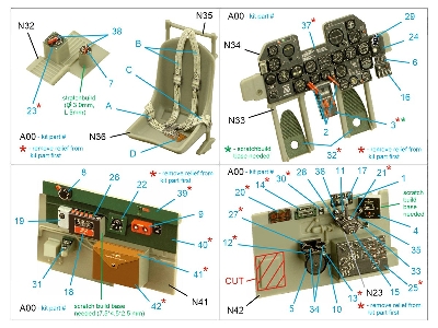 Republic P-47 D Thunderbolt 'bubbletop' Late - 3d-printed & Coloured Interior (For Trumpeter Kits) - zdjęcie 10