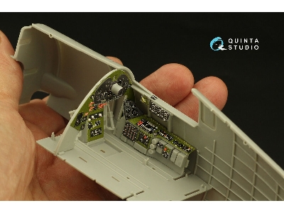 Grumman F6f-3e/N Hellcat - 3d-printed & Coloured Interior (For Trumpeter Kits) - zdjęcie 1