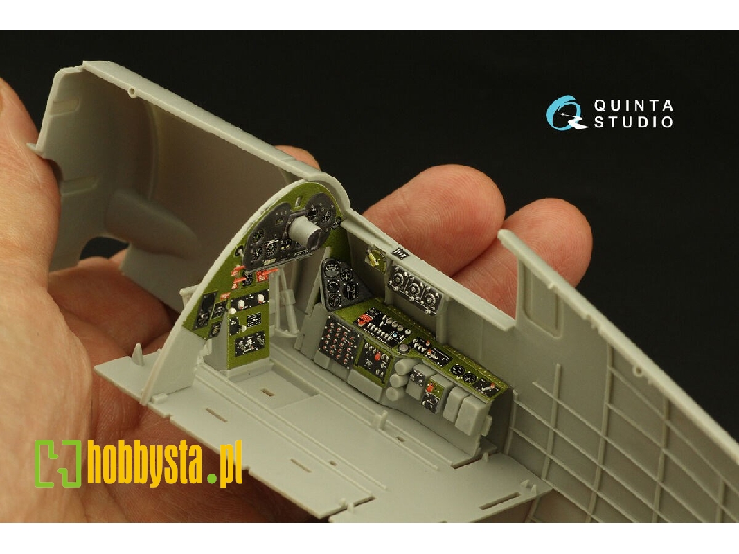 Grumman F6f-3e/N Hellcat - 3d-printed & Coloured Interior (For Trumpeter Kits) - zdjęcie 1 Grumman F6f-3e/N Hellcat - 3d-printed & Coloured Interior (For Trumpeter Kits) - zdjęcie 1