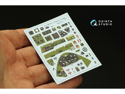 Grumman F6f-3e/N Hellcat - 3d-printed & Coloured Interior (For Trumpeter Kits) - zdjęcie 5