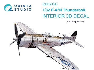 Republic P-47 N Thunderbolt - 3d-printed & Coloured Interior (For Trumpeter Kits) - zdjęcie 2