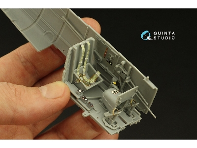 Messerschmitt Bf 109 G-14 - 3d-printed & Coloured Interior (For Zoukei Mura Kits) - zdjęcie 8