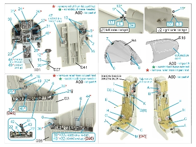 Mcdonell-douglas Av-8 B Harrier Ii Late - 3d-printed & Coloured Interior (For Trumpeter Kits) - zdjęcie 12
