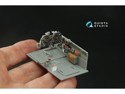 Republic P-47 D Thunderbolt 'bubbletop' Early - 3d-printed & Coloured Interior (For Hasegawa / Eduard Kits) - zdjęcie 1