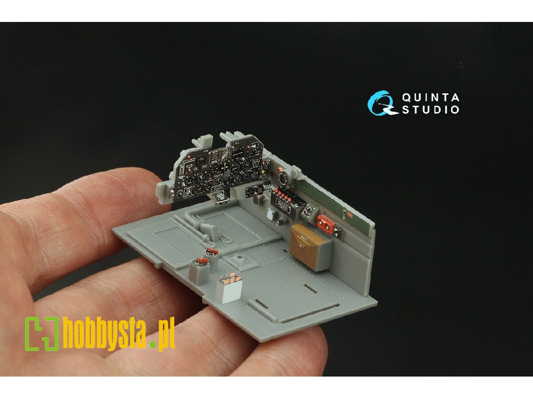 Republic P-47 D Thunderbolt 'bubbletop' Early - 3d-printed & Coloured Interior (For Hasegawa / Eduard Kits) - zdjęcie 1 Republic P-47 D Thunderbolt 'bubbletop' Early - 3d-printed & Coloured Interior (For Hasegawa / Eduard Kits) - zdjęcie 1
