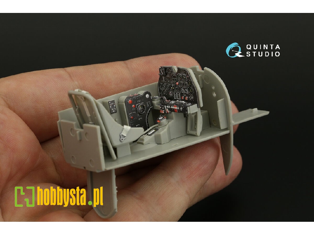 Lockheed P-38 L-5-lo Lightning - 3d-printed & Coloured Interior (For Trumpeter / Hobbycraft Kits) - zdjęcie 1 Lockheed P-38 L-5-lo Lightning - 3d-printed & Coloured Interior (For Trumpeter / Hobbycraft Kits) - zdjęcie 1