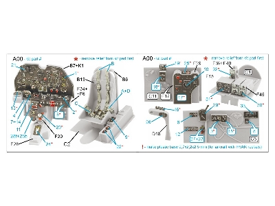 Lockheed P-38 L-5-lo Lightning - 3d-printed & Coloured Interior (For Trumpeter / Hobbycraft Kits) - zdjęcie 12