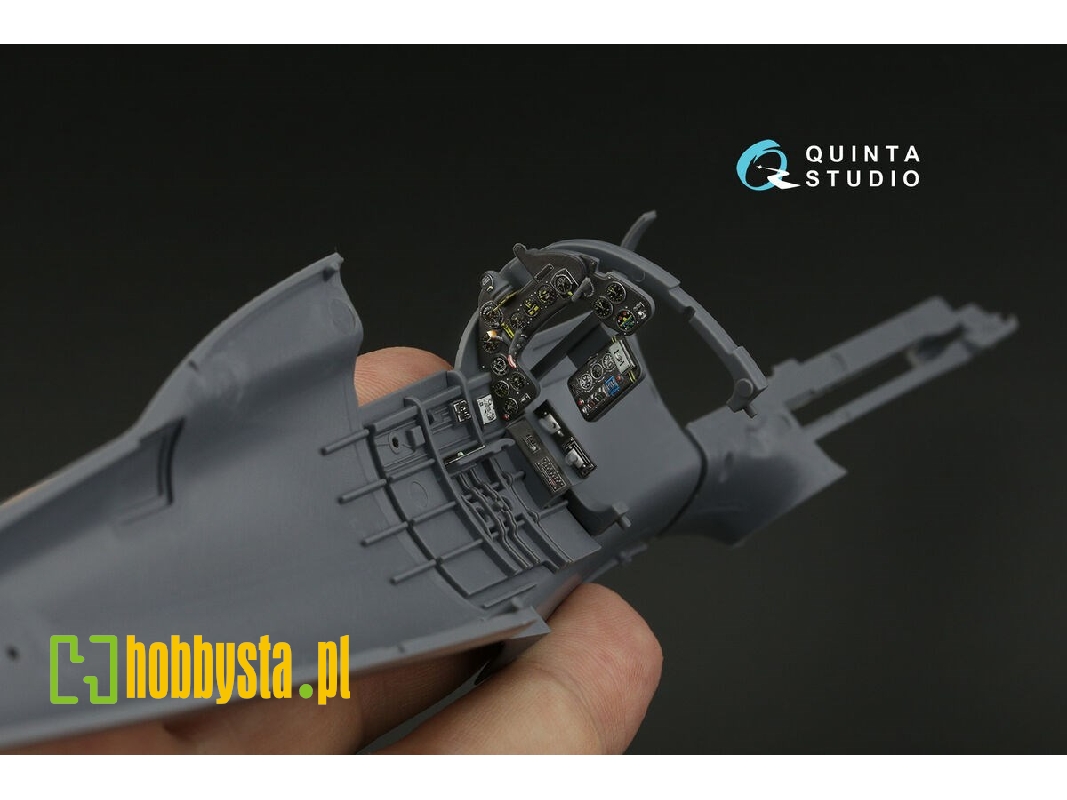 Macchi Mc.202 Early - 3d-printed & Coloured Interior (For Italeri Kits) - zdjęcie 1 Macchi Mc.202 Early - 3d-printed & Coloured Interior (For Italeri Kits) - zdjęcie 1