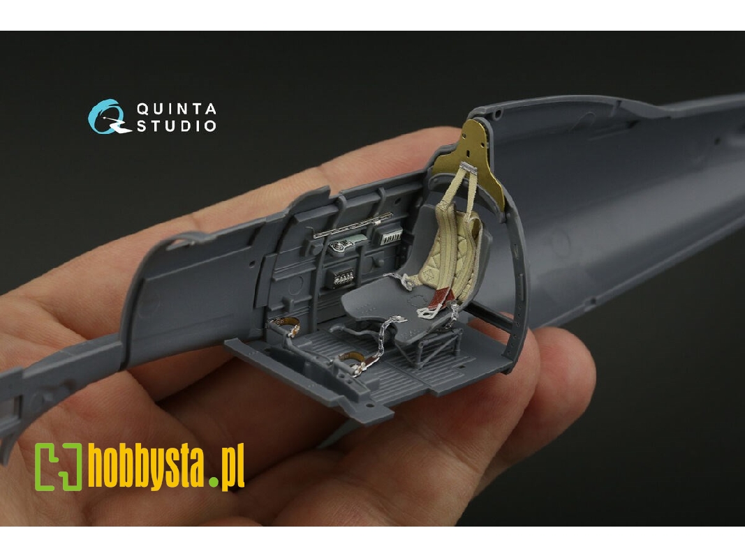 Macchi Mc.202 Late - 3d-printed & Coloured Interior (For Italeri Kits) - zdjęcie 1 Macchi Mc.202 Late - 3d-printed & Coloured Interior (For Italeri Kits) - zdjęcie 1