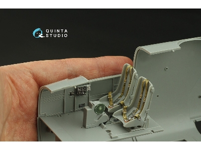 North American B-25 J Mitchell (Glass Nose) - 3d-printed & Coloured Interior (For Hk Models 01e01 And 01e024 Kit) - zdjęcie 6