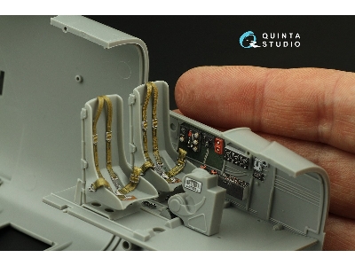 North American B-25 J Mitchell (Glass Nose) - 3d-printed & Coloured Interior (For Hk Models 01e01 And 01e024 Kit) - zdjęcie 7