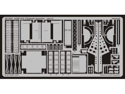  ACH-47A Chinook interior 1/48 - Italeri - blaszki - zdjęcie 1