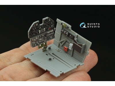 Curtiss P-40 F War Hawk - 3d-printed & Coloured Interior (For Trumepter Kits) - zdjęcie 1