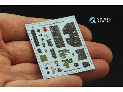 Curtiss P-40 F War Hawk - 3d-printed & Coloured Interior (For Trumepter Kits) - zdjęcie 4