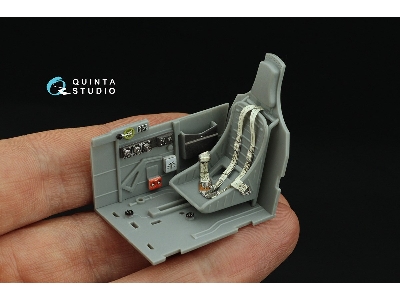 Curtiss P-40 F War Hawk - 3d-printed & Coloured Interior (For Trumepter Kits) - zdjęcie 6