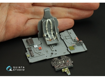 Curtiss P-40 F War Hawk - 3d-printed & Coloured Interior (For Trumepter Kits) - zdjęcie 8