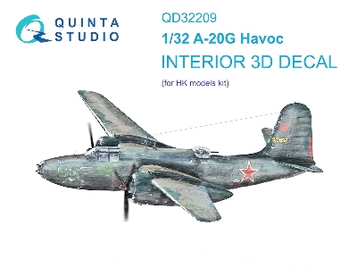 Dougla A-20 G Havoc - 3d-printed & Coloured Interior (For Hk Models Kits) - zdjęcie 2