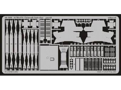  ACH-47A Chinook interior 1/48 - Italeri - blaszki - zdjęcie 3