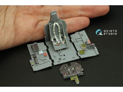 Curtiss P-40m War Hawk - 3d-printed & Coloured Interior (For Trumepter Kits) - zdjęcie 1