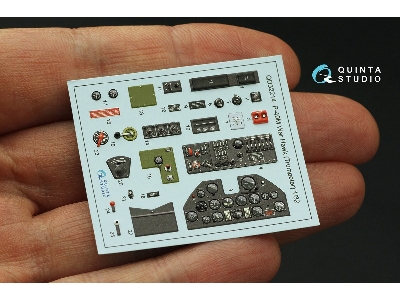 Curtiss P-40m War Hawk - 3d-printed & Coloured Interior (For Trumepter Kits) - zdjęcie 4