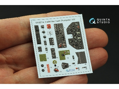 Curtiss P-40m War Hawk - 3d-printed & Coloured Interior (For Trumepter Kits) - zdjęcie 5