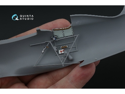 Poliakrpov I-153 Chaika - 3d-printed & Coloured Interior (For Icm Kits) - zdjęcie 9