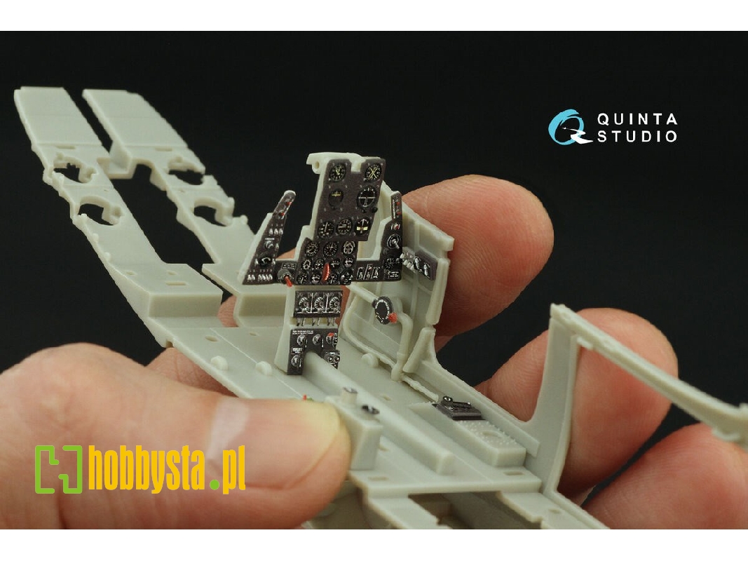 Bell P-39 Q/N Airacobra - 3d-printed & Coloured Interior (For Kitty Hawk Kits) - zdjęcie 1 Bell P-39 Q/N Airacobra - 3d-printed & Coloured Interior (For Kitty Hawk Kits) - zdjęcie 1