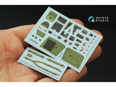 Bell P-39 Q/N Airacobra - 3d-printed & Coloured Interior (For Kitty Hawk Kits) - zdjęcie 3
