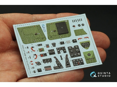 Bell P-39 Q/N Airacobra - 3d-printed & Coloured Interior (For Kitty Hawk Kits) - zdjęcie 4