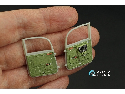 Bell P-39 Q/N Airacobra - 3d-printed & Coloured Interior (For Kitty Hawk Kits) - zdjęcie 6