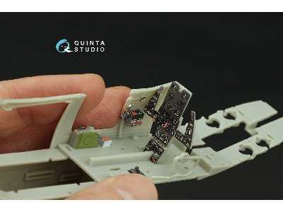 Bell P-39 Q/N Airacobra - 3d-printed & Coloured Interior (For Kitty Hawk Kits) - zdjęcie 9