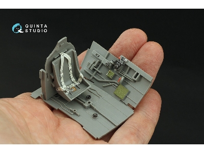 Curtiss P-40 N Early - 3d-printed & Coloured Interior (For Hasegawa / Eduard Kits) - zdjęcie 7