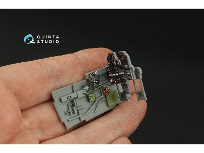 Curtiss P-40 N Early - 3d-printed & Coloured Interior (For Hasegawa / Eduard Kits) - zdjęcie 8