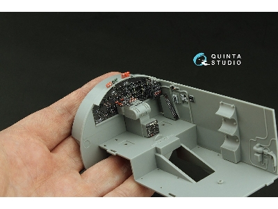 Boeing B-17g Flying Fortress - Pilot's Cockpit Interior 3d-printed & Coloured (For Hk Models Kits) - zdjęcie 9