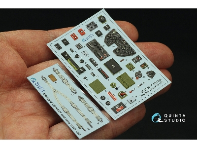 Curtiss P-40 N Late - 3d-printed & Coloured Interior (For Hasegawa / Eduard Kits) - zdjęcie 3