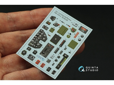 Curtiss P-40 N Late - 3d-printed & Coloured Interior (For Hasegawa / Eduard Kits) - zdjęcie 5