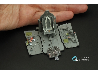 Curtiss P-40 N Late - 3d-printed & Coloured Interior (For Hasegawa / Eduard Kits) - zdjęcie 6