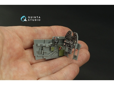 Curtiss P-40 N Late - 3d-printed & Coloured Interior (For Hasegawa / Eduard Kits) - zdjęcie 9
