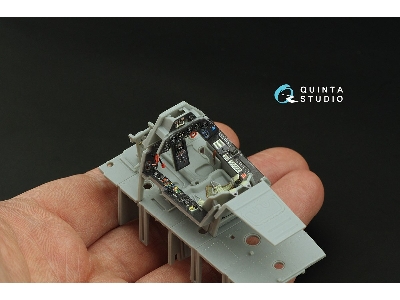 Focke Wulf Fw-190 A-4 - 3d-printed & Coloured Interior (For Zoukei Mura Kits) - zdjęcie 9