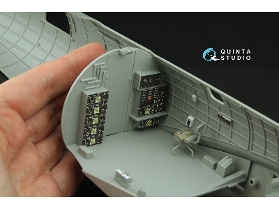 Boeing B-17 G Flying Fortress - Radio Operator's Compartment Interior 3d-printed & Coloured (For Hk Models Kits) - zdjęcie 5